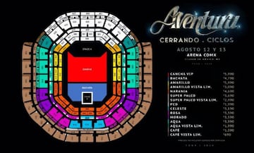 Aventura en México: cuántos conciertos serán y dónde comprar los boletos