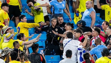 Conmebol rechaza actos de violencia en Uruguay - Colombia