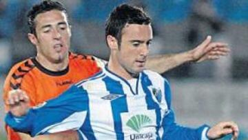 <b>ASISTENTE. </b>Jorge Pina jugó en el Salamanca el año pasado, pero antes, en el Málaga B.