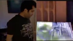 Almería owner destroys TV in Spinal Tap moment of rage