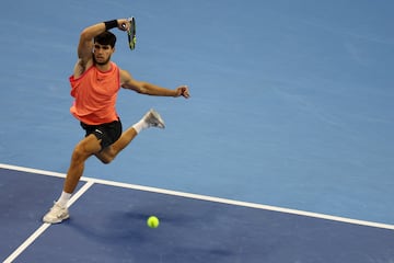 El tenista español ha ganado, con remontada incluida, al italiano Jannik Sinner por 7-6, 4-6 y 7-6.