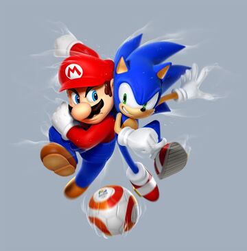 Ilustraci¨®n - Mario y Sonic en los Juegos Ol¨ªmpicos - R¨ªo 2016 (WiiU)