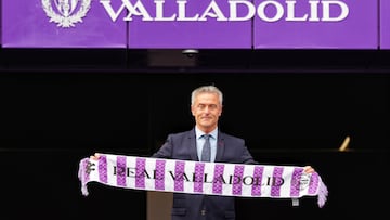 17/02/26 REAL VALLADOLID ACTO DE PRESENTACION DE FRAN ESCRIBA COMO NUEVO ENTRENADOR