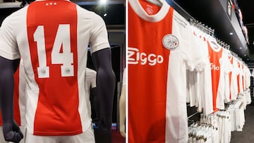 La innovadora equipación del Ajax solo llevará dorsales