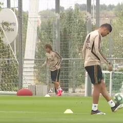 Jovic and Mariano, the only absentees in Real Madrid's 2nd training session after lockdown