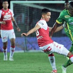 Quindío y Santa Fe empatan en un partidazo en Armenia