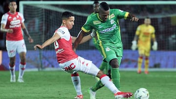 Deportes Quind&iacute;o e Independiente Santa Fe empataron 1-1 en el estadio Centenario de Armenia.