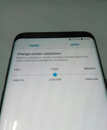 El Samsung Galaxy S8 te permitirá elegir la resolución de pantalla