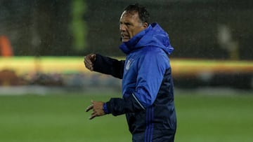 Miguel &Aacute;ngel Russo es el DT argentino de Millonarios.