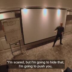 Guardiola explica a sus jugadores lo que les separa de ser como Real Madrid y Barcelona