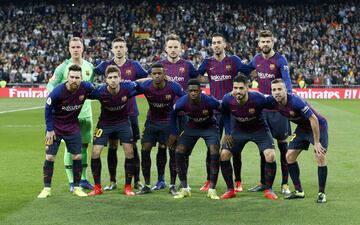 Once inicial del Barcelona 