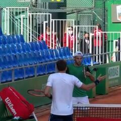 La tensa discusión de Carreño con Travaglia: "Cuidado con poner a mi novia por medio..."