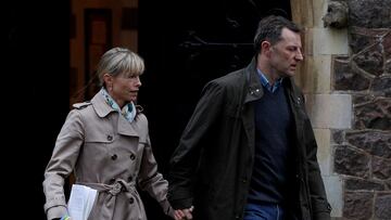 FILE PHOTO: Kate and Gerry McCann leave after a service to mark the 10th anniversary of the disappearance of their daughter Madeleine at St Mary and St John church in Rothley, Britain May 3, 2017. REUTERS/Darren Staples/File Photo