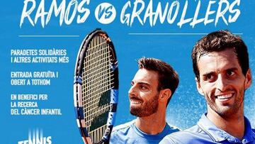 Ramos y Marcel Granollers, unidos contra el cáncer infantil