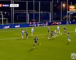 Desde lejos y directo al ángulo: espectacular golazo de Linda