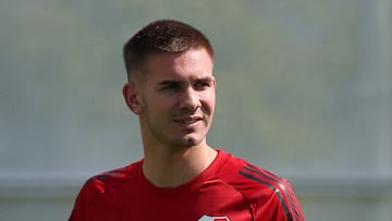 Soccer Football - FIFA Club World Cup - River Plate Training - Sounders FC Clubhouse and Training Facility, Renton, Washington, U.S. - June 16, 2025 River Plate's Franco Mastantuono during training REUTERS/Agustin Marcarian