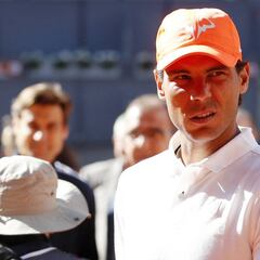 Nadal no se entrenó por unas molestias estomacales