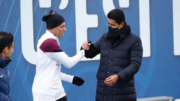 Mbapp&eacute; y Al Khelaifi