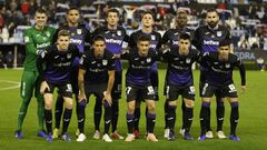 Jugadores del Legan&eacute;s en el duelo ante el Celta. 