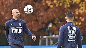 Simone Zaza, con Italia.