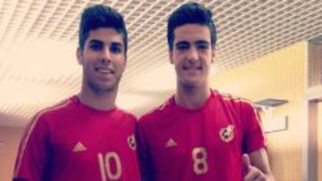 SELECCION ESPA&Ntilde;OLA ESPA&Ntilde;A SUB19 SUB 19 
 MARCO ASENSION Y MIKEL MERINO