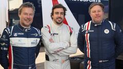 Alonso: "Estoy contento con todo, el coche iba genial"