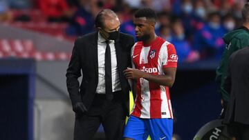 Lemar se va lesionado del Atl&eacute;tico-Oporto.