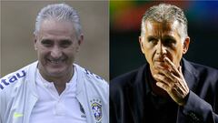 Tite y Carlos Queiroz