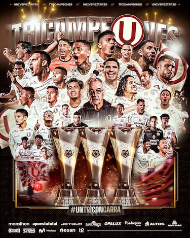Universitario, triple corona 