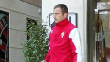 <b>SERIO. </b>Despotovic se siente en deuda con el club y la afición por su falta de gol.