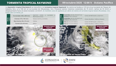 Alerta por Tormenta Raymond: todos los estados afectados y las últimas noticias, minuto a minuto