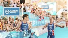 Gómez Noya acaba tercero tras
los hermanos Bronwlee