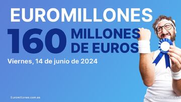 Euromillones: comprobar los resultados del sorteo de hoy, viernes 14 de junio