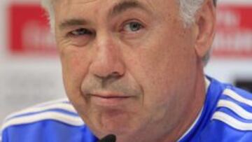 El entrenador italiano del Real Madrid, Carlo Ancelotti.