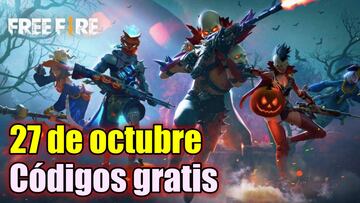 Free Fire | Códigos de hoy jueves 27 de octubre de 2022: recompensas gratis