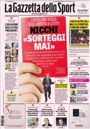 Portadas de la prensa deportiva