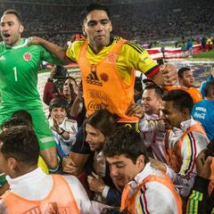 Así fue el festejo de Falcao y la Selección por el cupo al Mundial