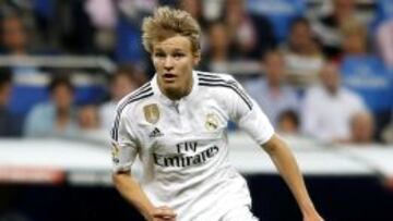 Odegaard debutó con Ancelotti.