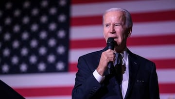 US President Joe Biden speaks about student debt relief at Delaware State University in Dover, Delaware, on October 21, 2022. (Photo by Oliver Contreras / AFP) (Photo by OLIVER CONTRERAS/AFP via Getty Images)