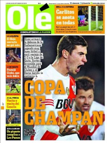 Portadas de la prensa deportiva