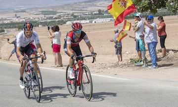 Jorge Cubero y Richie Porte.