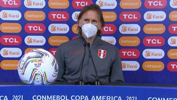 Ricardo Gareca, DT de la Selección de Perú, habló previo al duelo por el tercer puesto de la Copa América ante Colombia y destacó la importancia del duelo