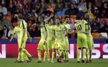 1-1. Faket celebró el gol del empate.
