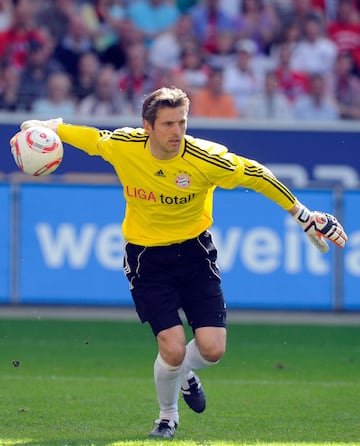 Hans Jörg Butt con el Bayern de Munich.