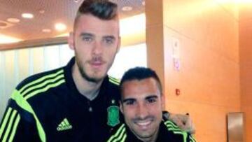 De Gea, con Asenjo rumbo a Amsterdam.
