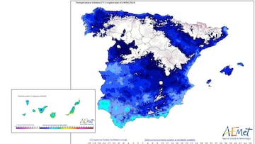 La AEMET avisa de la llegada de una borrasca desde Groenlandia que dejará nieve en España