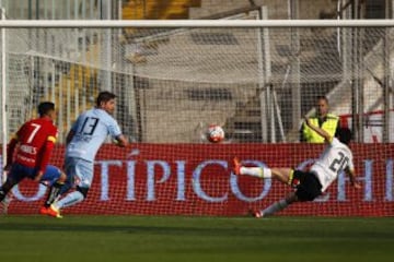 El amargo debut de Guede en Colo Colo, en imágenes