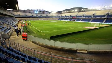 31/01/21 PARTIDO SEGUNDA DIVISION  TENERIFE - FUENLABRADA   ESTADIO HELIODORO RODRIGUEZ LOPEZ PANORAMICA