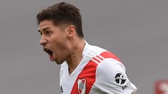 Montiel terminó con una sobrecarga muscular