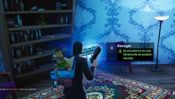 Fortnite Battle Royale: Cómo conseguir el Fortbyte #68 en una librería de un pueblo nevado